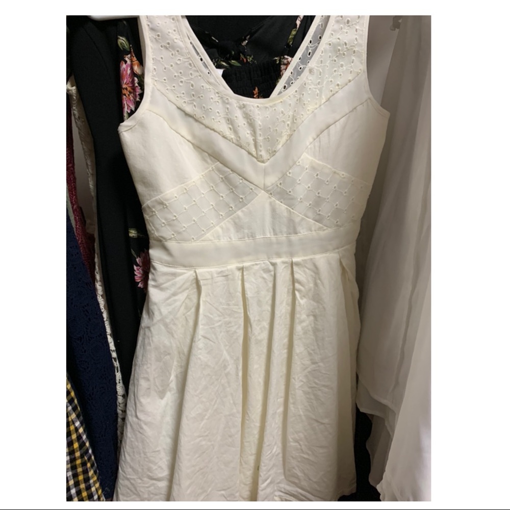 Flowy white dress